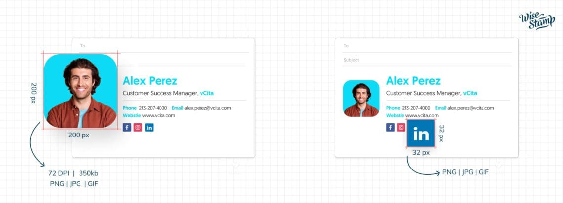 Wisestamp Image In An Email Signature Guidelines